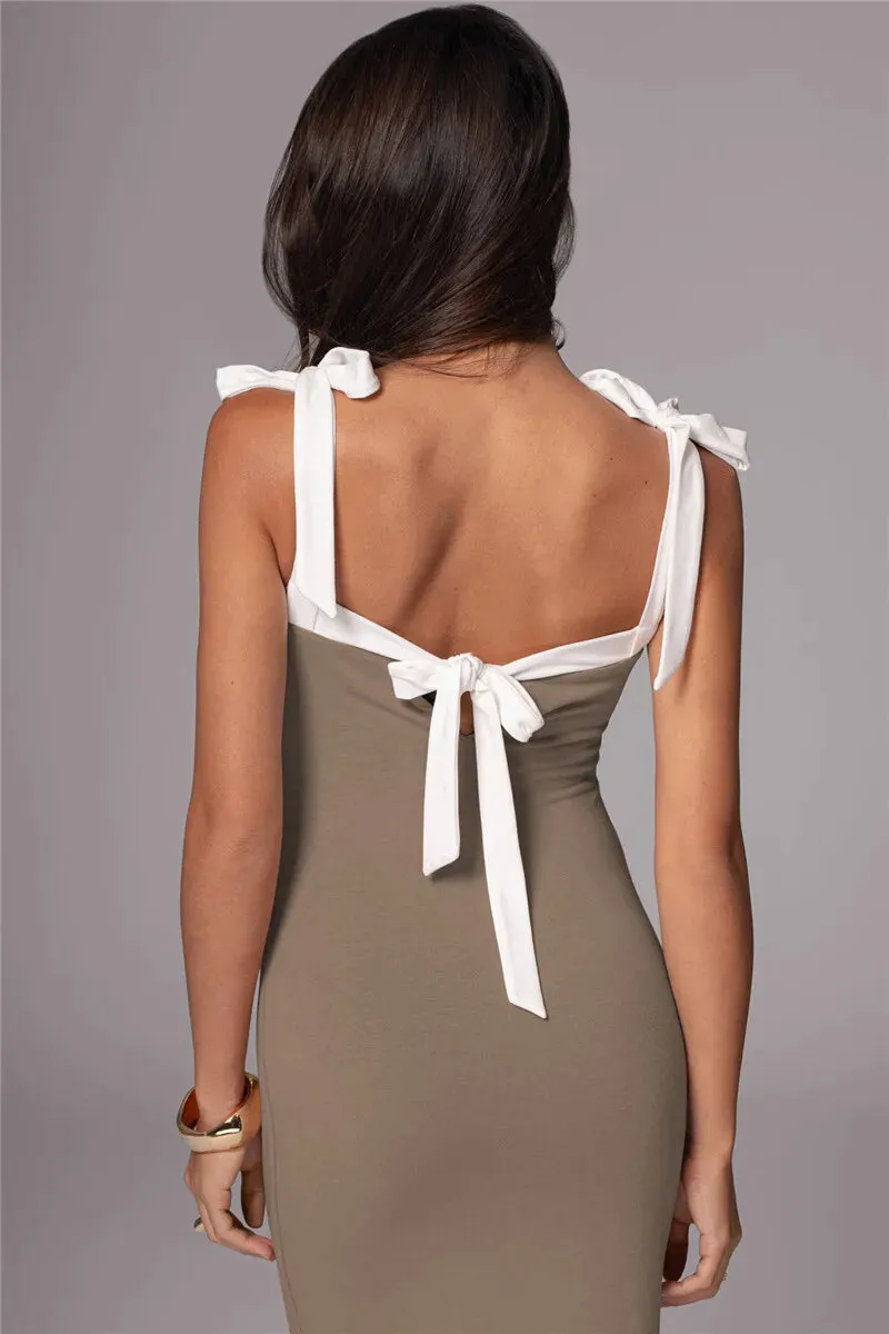 Sophisticated Sleeveless Maxi Dress - Perfect for Cocktail Parties