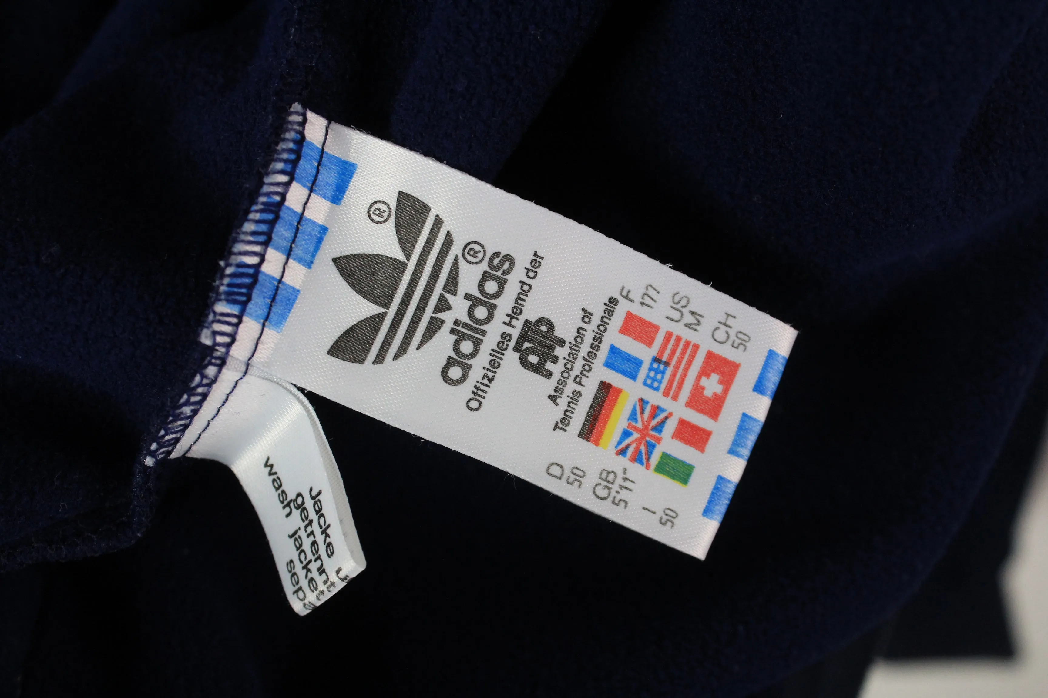 Vintage Adidas ATP Bomber Track Jacket Medium