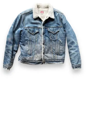 Vintage Levis Sherpa Type III Denim Jacket SZ 44L | Vintage Denim Workwear Seattle | Barn Owl Seattle