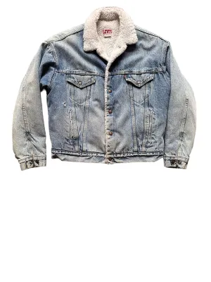 Vintage Levis Sherpa Type III Denim Jacket SZ L | Vintage Denim Workwear Seattle | Barn Owl Seattle