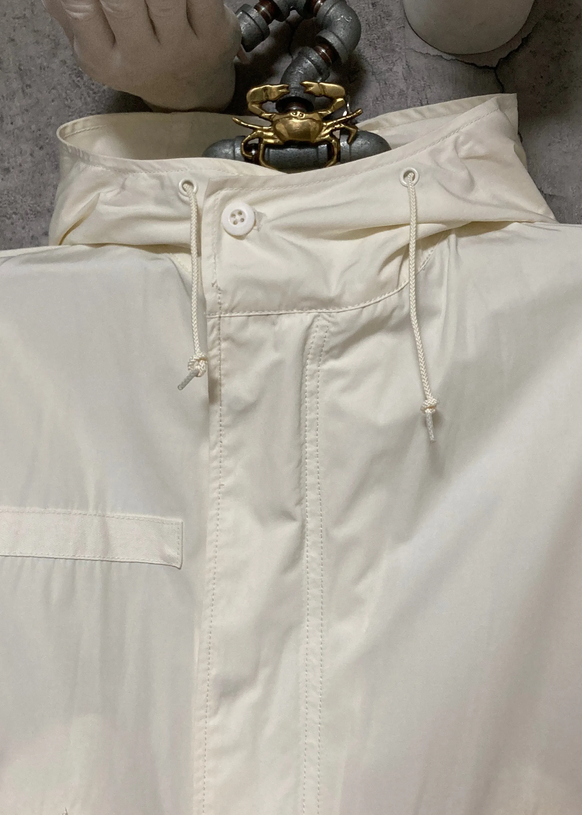 white mods coat hoodie Rageblue