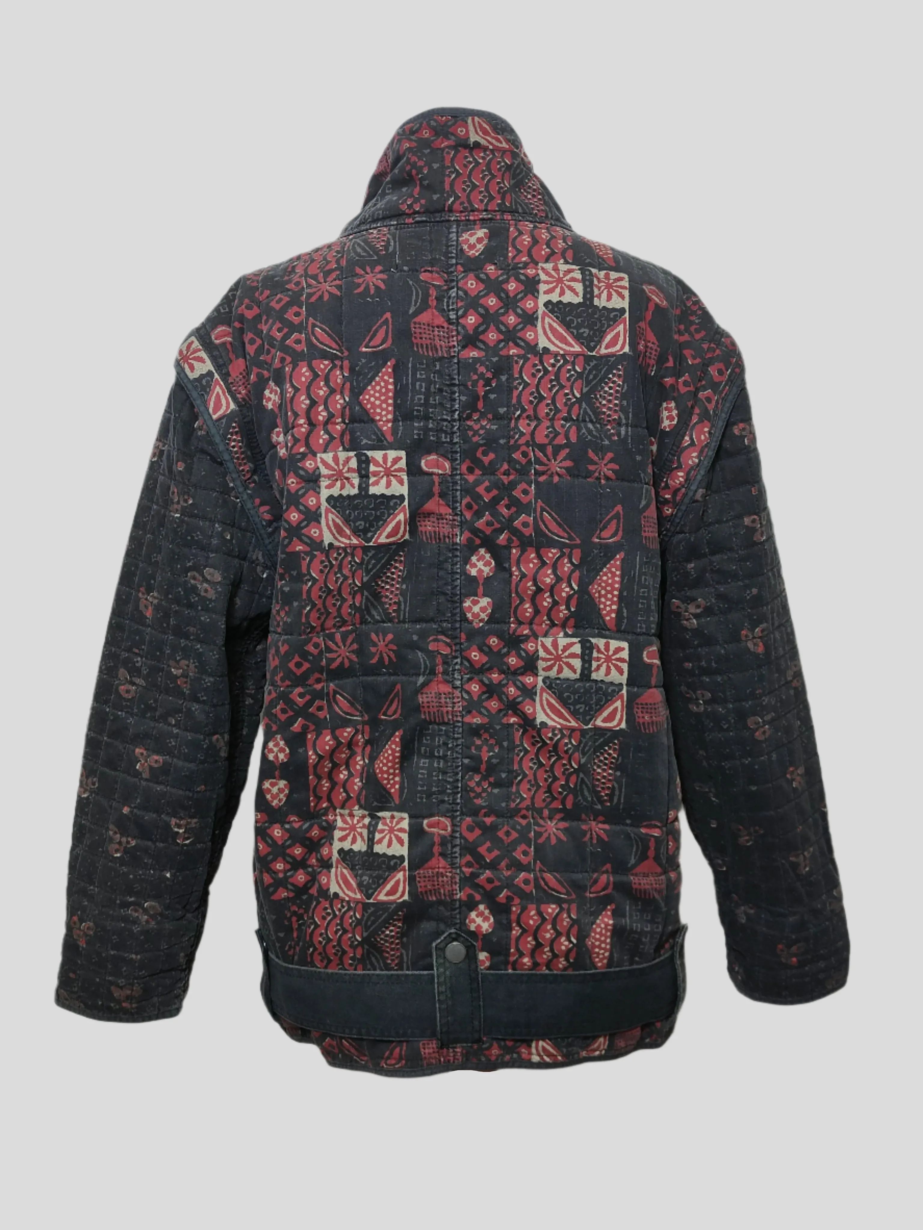 Women's Oversized Quilted Jenny Moto Jacket/Gilet Combo