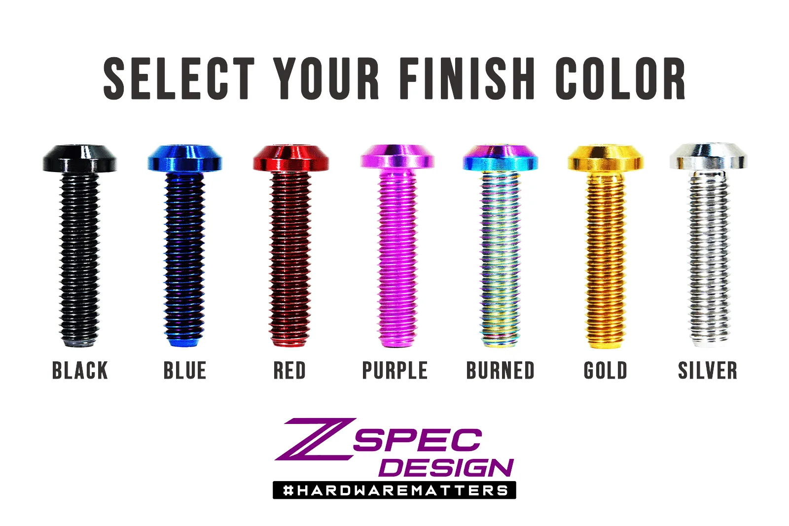 ZSPEC Blow Off Valve Hardware Kit for TiAL Sport Q/QR BOVs, Titanium